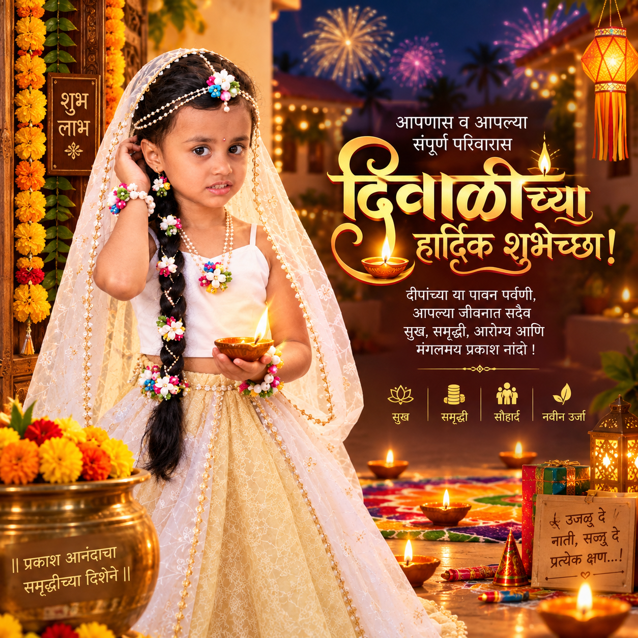 Diya Rows